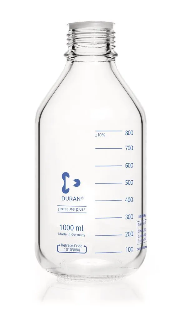 Flacon cu filet DURAN® -pressure plus, clar, 1000 ml, 1 bucată — Carl Roth, cod H995.1