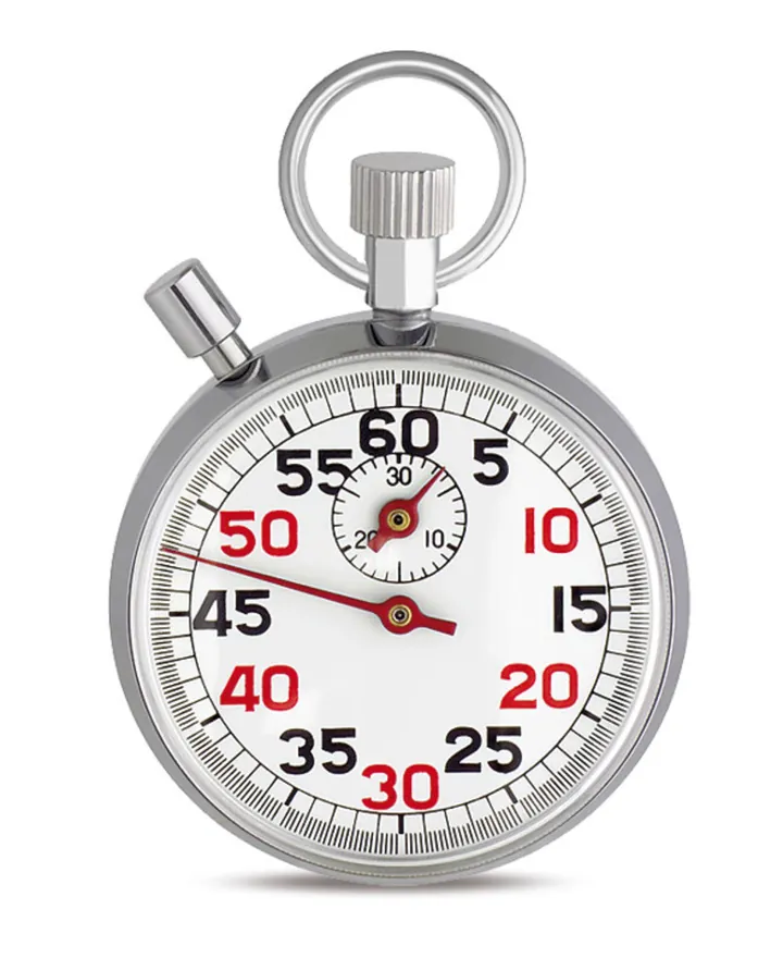 Cronometru cu armare, model clasic, domeniu maxim de măsurare 30 min, Ø 50 mm — Carl Roth, cod HA63.1