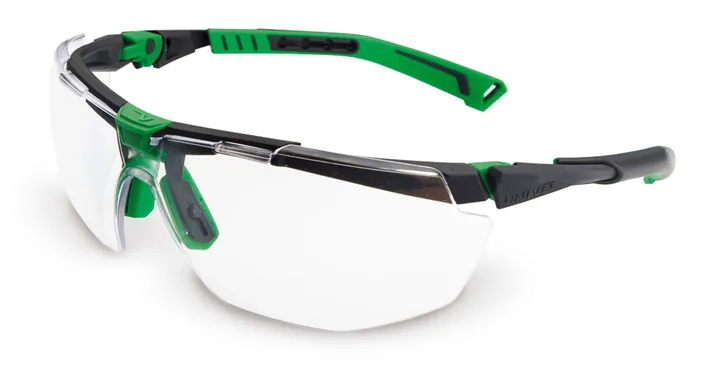 Ochelari de protecție 5X1, ramă gri/verde, 1 bucată — Carl Roth, cod HAA7.1