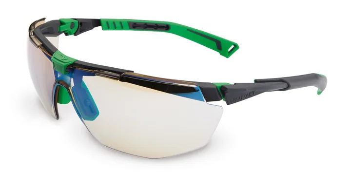 Ochelari de protecție 5X1, ramă gri/verde/albastru, 1 bucată — Carl Roth, cod HAA8.1