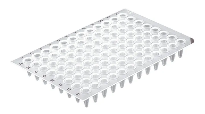 Plăci PCR cu 96 de godeuri, Low Profile, fără ramă, volum de umplere 150 µl, 50 bucăți — Carl Roth, cod HAE7.1