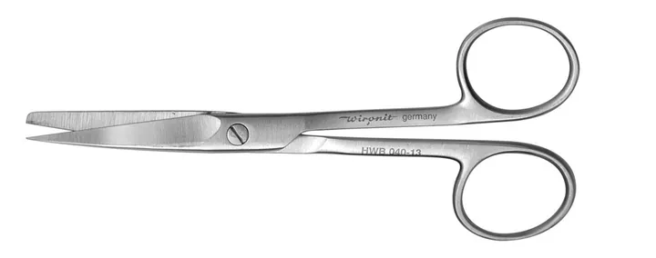Foarfecă, fiziologie, ascuțit-rotund, dreaptă, L 145 mm, autoclavabilă, 1 buc. — Carl Roth, cod HCT8.1