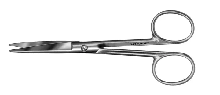 Foarfecă, fiziologie, ascuțită-ascuțită, dreaptă, L 130 mm, autoclavabilă — Carl Roth, cod HCX2.1