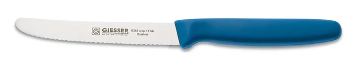 Cuțit, mâner albastru deschis, lamă zimțată, lungime lamă 110 mm, 1 bucată — Carl Roth, cod HEE6.1