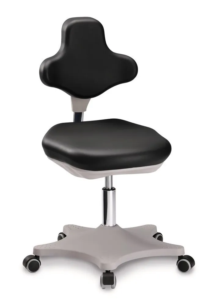 Scaun de laborator Labster 2, negru, role, înălțime șezut 450-650 mm, 1 bucată — Carl Roth, cod HHA6.1