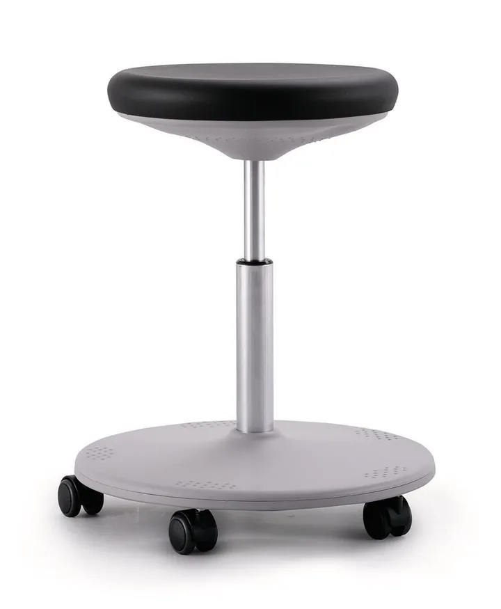 Scaun de laborator Labster, negru, cu rotile, înălțime șezut 450-650 mm, 1 bucată — Carl Roth, cod HHC5.1
