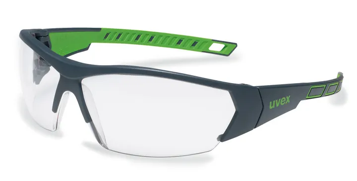 Ochelari de protecție UV i-works, UVEX, antracit/verde, transparenți, 1 bucată — Carl Roth, cod HHX1.1