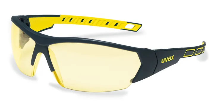 Ochelari de protecție UV i-works, UVEX, negru/galben, galben, 1 bucată — Carl Roth, cod HHX3.1