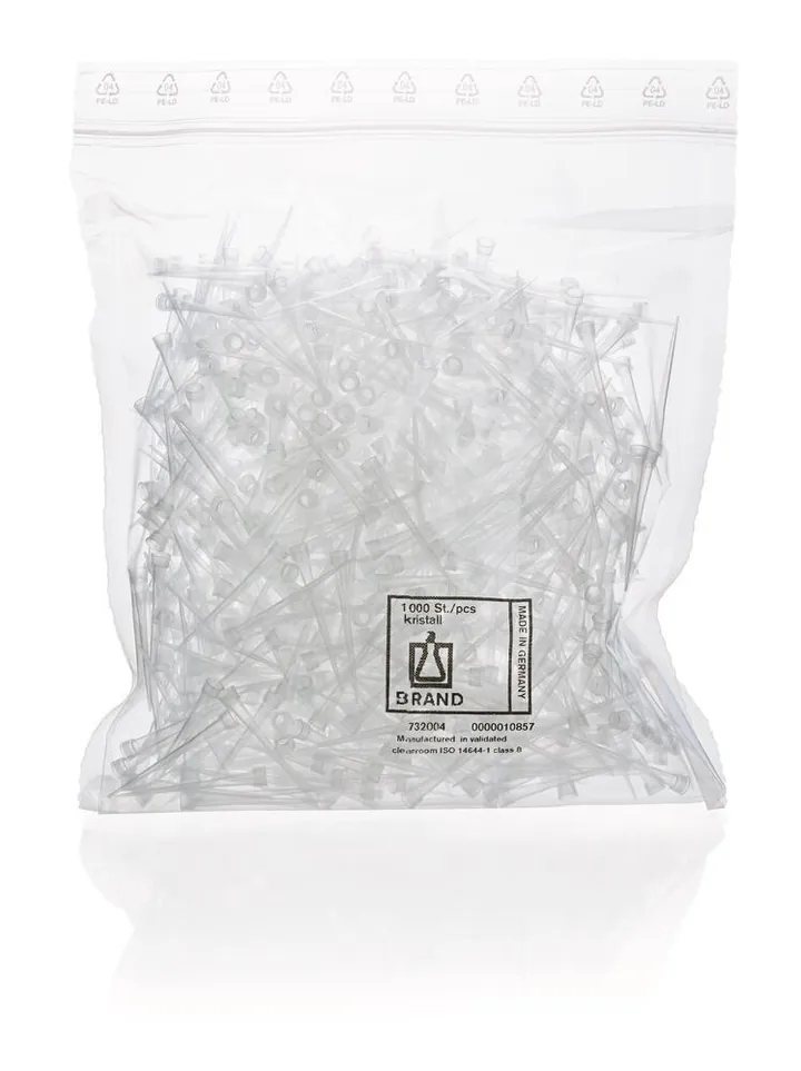 Vârfuri de pipetă Brand, Standard, 0.5-20 µl, PP, incolore, nesterile — Carl Roth, cod HKA4.1