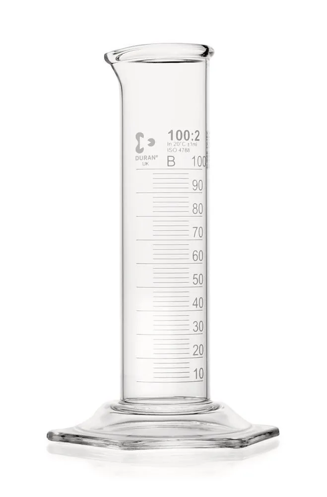 Cilindri gradați DURAN® Super Duty, 100 ml, clasa B, 2 bucăți — Carl Roth, cod HKL1.1