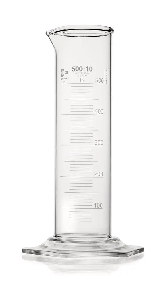 Cilindri gradați DURAN® Super Duty, 500 ml, clasa B, 2 bucăți — Carl Roth, cod HKL3.1