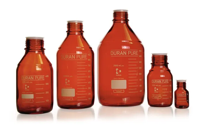 Sticle cu filet DURAN® PURE, 10000 ml, sticlă maro, 1 bucată — Carl Roth, cod HNL9.1