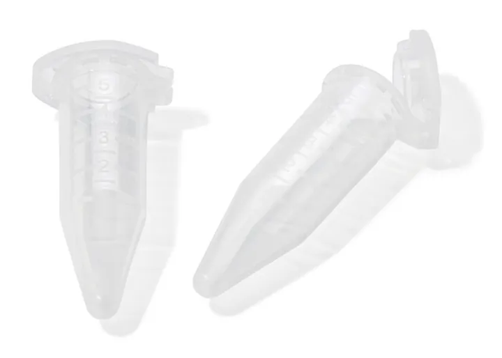 Eprubete de reacție de siguranță 5 ml, sterile, din PP, ambalate individual, incolore — Carl Roth, cod HNY1.1