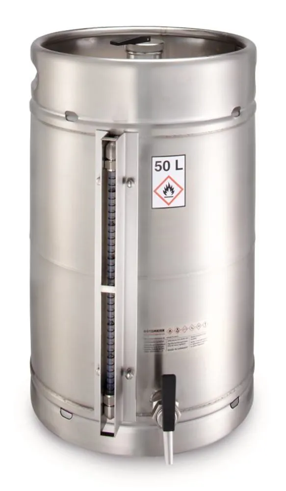 Butoi de siguranță cu robinet și indicator de nivel de umplere, 50 l, 1 bucată — Carl Roth, cod HPP6.1