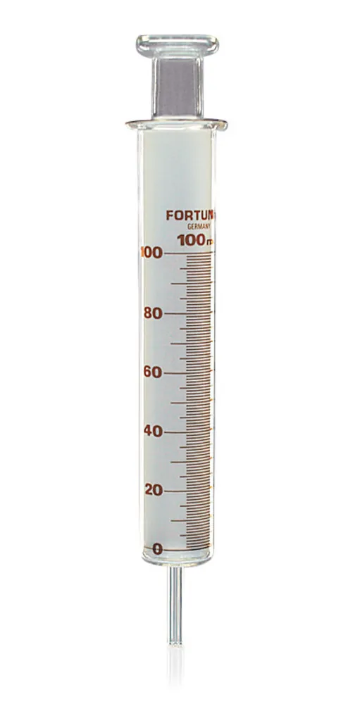 Eșantionator cu piston, cu atașament capilar, 25 ml, sticlă neutră, 1 bucată — Carl Roth, cod HT27.1