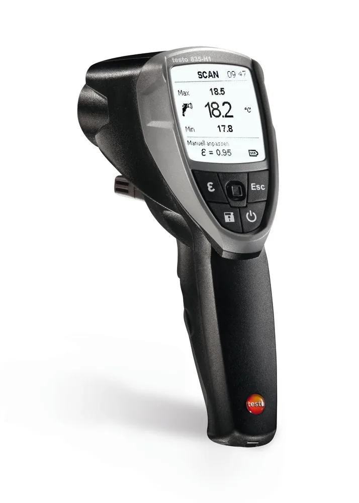 Termometru infraroșu testo 835-T1, cu intrare termoelement, 1 buc. — Carl Roth, cod HTX0.1
