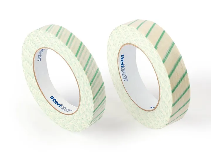 Bandă indicatoare sterilă stericlin®, Hârtie, rolă L 19 mm x l 50 m, 1 bucată — Carl Roth, cod HXE6.1