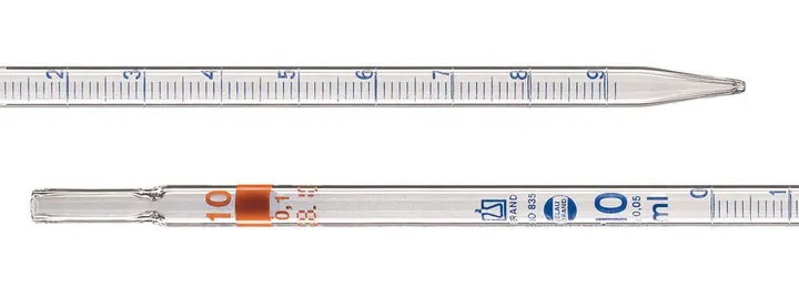 Pipete gradate BLAUBRAND® tip 3 clasa AS, 1 ml, gradație 0,01 ml — Carl Roth, cod HXT0.1