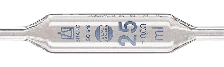 BLAUBRAND® Pipete cu bulă, 100 ml, clasa AS, 1 marcaj, 6 buc. — Carl Roth, cod HYE5.1