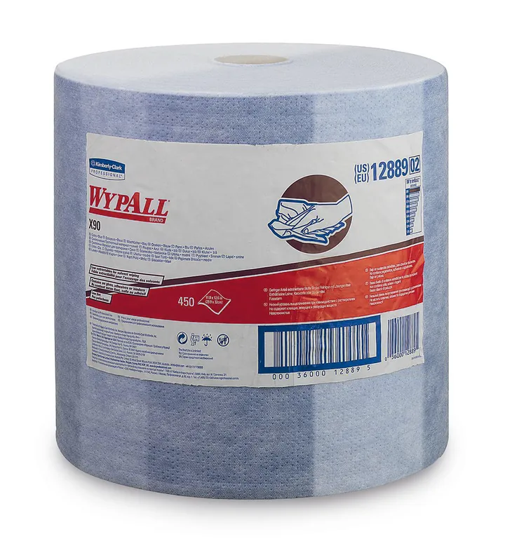 Lavete Wypall® X90, două straturi, albastre, L 30 cm, 1 buc. — Carl Roth, cod HYK9.1