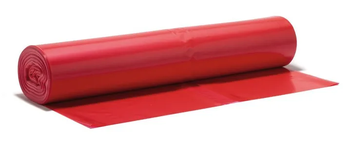 Saci de gunoi extra rezistenți, roșii, LDPE, 120 l, 700 x 1100 mm, 25 bucăți — Carl Roth, cod HYX4.1