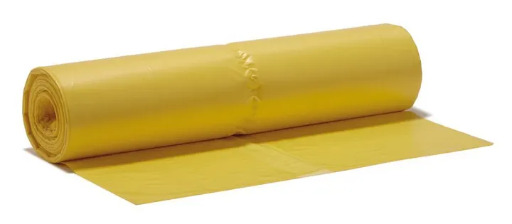 Saci de gunoi galbeni, HDPE, 70 l, 575 x 1000 mm, 50 bucăți — Carl Roth, cod HYY8.1