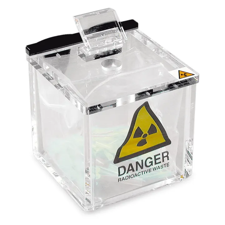 Saci de deșeuri de protecție Sekuroka®-radiation, PE, L 120 x W 130 x H 140 mm — Carl Roth, cod K178.1