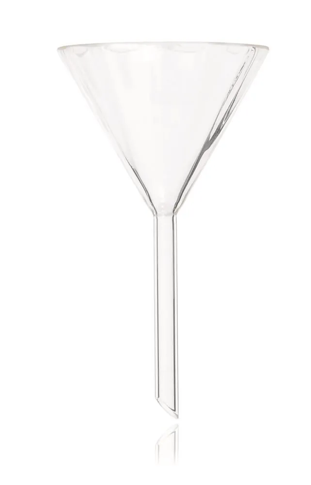 Pâlnie analitică, striată, DURAN®, Ø exterior margine 70 mm, L tulpină 70 mm, 1 bucată(ți) — Carl Roth, cod K243.1