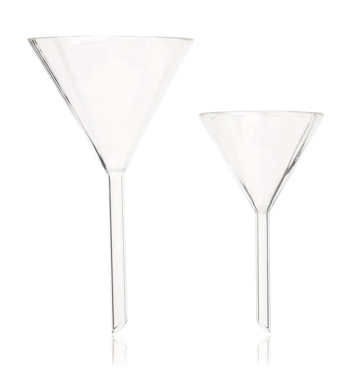 Pâlnie analitică, striată, DURAN®, Ø exterior margine 80 mm, L tulpină 80 mm, 1 bucată(ți) — Carl Roth, cod K244.1