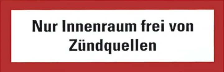 Semn Sekuroka®-information, Nur Innenraum..., numai în germană, 1 buc. — Carl Roth, cod K539.1