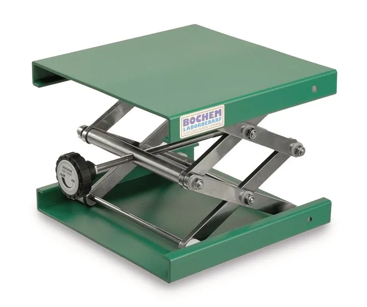 Cric de laborator, aluminiu vopsit în câmp electrostatic, reglabil 60-275 mm, L 240xl 240mm — Carl Roth, cod K581.1