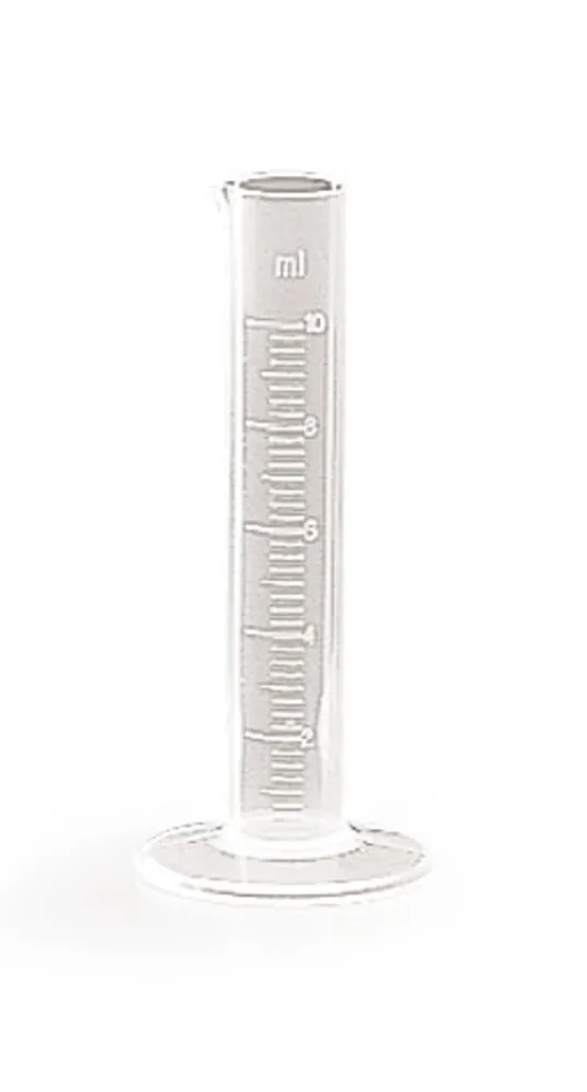 Cilindru gradat ROTILABO®-short, PP, gradație 0.25 ml, 10 ml, 1 buc. — Carl Roth, cod K846.1