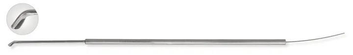 Microspatulă cu capăt de sârmă, pentru stângaci, L 180 mm, 1 bucată — Carl Roth, cod KAT1.1