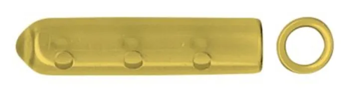 Capace de protecție din silicon, galbene, Ø 5,0 x L 25 mm, 100 bucăți — Carl Roth, cod KAX1.1