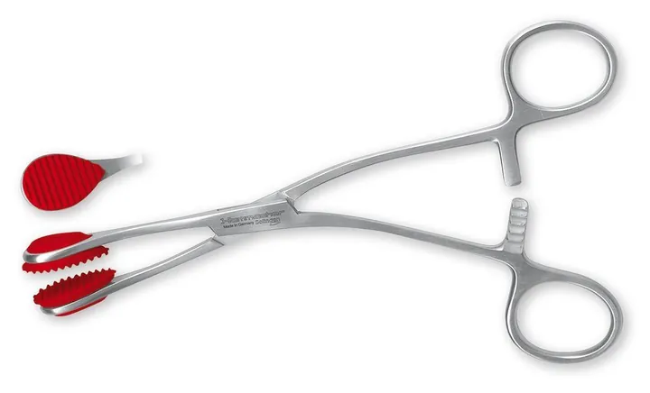 Pensă de prindere, curbată, oțel inox, 170 mm, 1 bucată — Carl Roth, cod KAX5.1