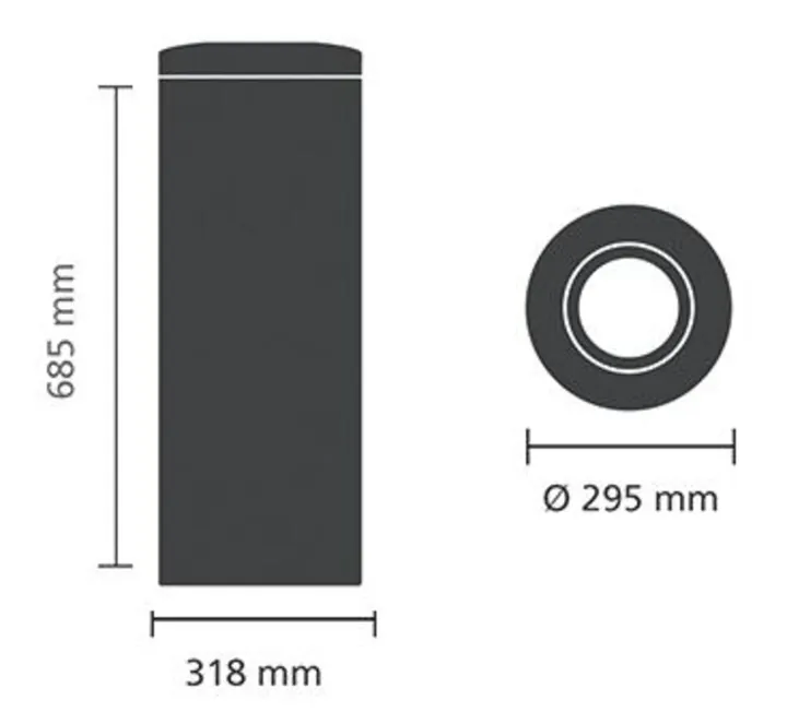 Coș de hârtie auto-stingător Flame Guard — Carl Roth, cod KAY5.1