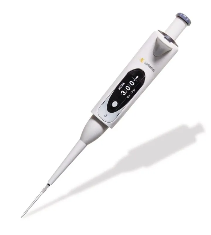Pipetă cu piston cu pernă de aer mLINE®, variabilă, 0.1 - 3 µl, 1 buc. — Carl Roth, cod KC10.1