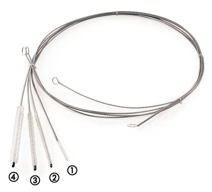 Perii pentru furtunuri Rotilabo®, nailon, rezistente la abraziune, perie L 150 mm, Ø 9 mm, 2 buc. — Carl Roth, cod KE71.1