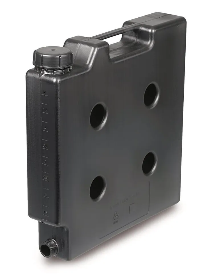 Canistră compactă, conductivă electric, HDPE, 5 l, cu racord filetat, — Carl Roth, cod KEY7.1