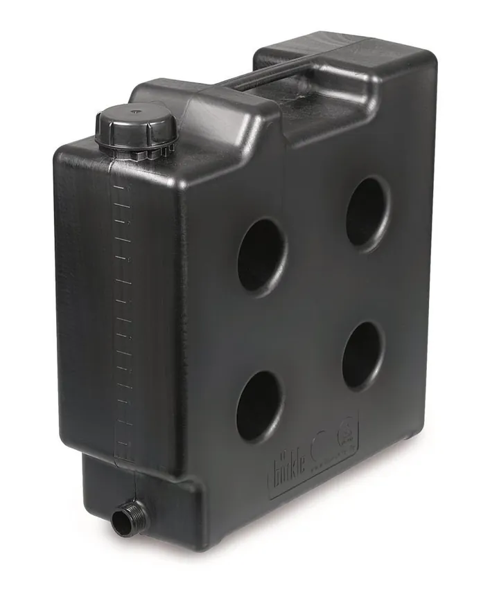 Canistră compactă, conductivă electric, HDPE, 10 l, cu racord filetat, — Carl Roth, cod KEY9.1