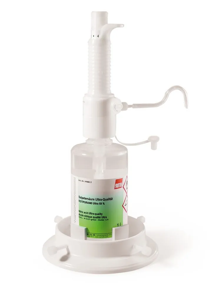 Dozator Ultra HF, gradație 0,5 ml, 0,5-5 ml, pentru HF, 1 bucată — Carl Roth, cod KK98.1