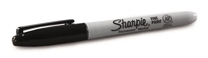Marker de laborator Sharpie®, negru, 12 buc. — Carl Roth, cod KN09.1