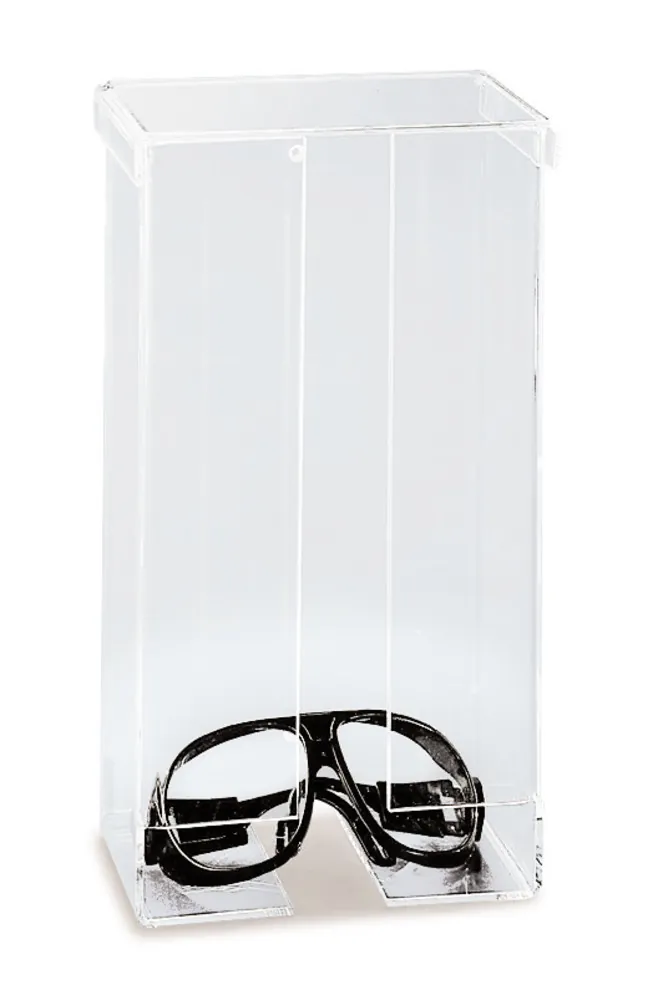 Dozator ochelari de protecție, sticlă acrilică, L 170 x A 75 x Î 390 mm, 1 buc. — Carl Roth, cod KN10.1