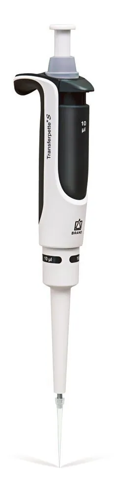 Pipetă microlitrică Transferpette® S, 1 canal, fixă, F-10, 10 µl, 1 buc. — Carl Roth, cod KNA3.1