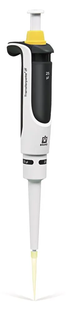 Pipetă microlitrică Transferpette® S, 1 canal, fixă, F-25, 25 µl, 1 buc. — Carl Roth, cod KNA5.1