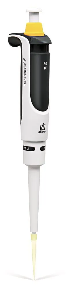 Pipetă microlitrică Transferpette® S, 1 canal, fixă, F-50, 50 µl, 1 buc. — Carl Roth, cod KNA6.1