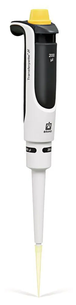 Pipetă microlitrică Transferpette® S, 1 canal, fixă, F-200, 200 µl, 1 buc. — Carl Roth, cod KNA8.1