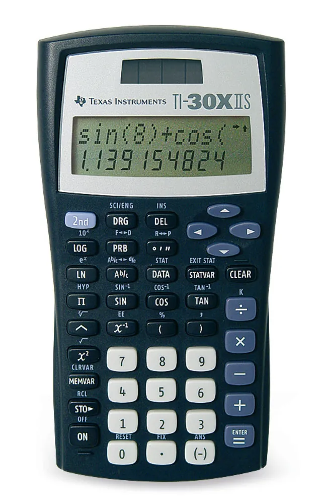 Calculator științific solar TI-30 X II S, afișaj cu 2 linii, 11 cifre, 1 unit(s) — Carl Roth, cod KT82.1