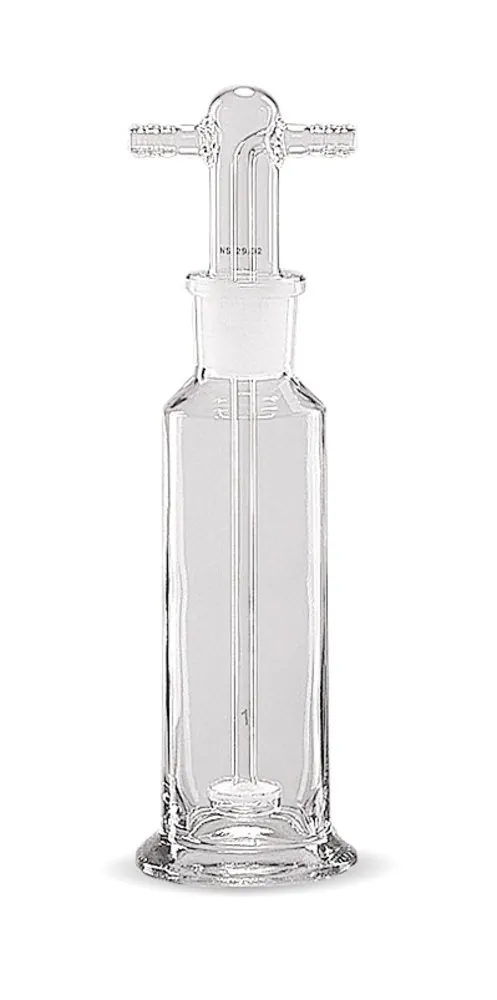 Sticlă de spălare gaze, 250 ml, Ø 55 mm, cu placă filtrantă, DURAN®, NS 29/32 — Carl Roth, cod KX65.1