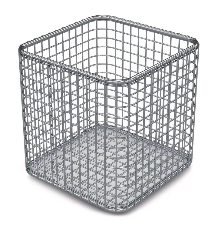 Coș Rotilabo® sterilizabil, oțel inoxidabil, oțel inoxidabil, L 120xW 120xH 120 mm — Carl Roth, cod L041.1